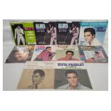 10 Elvis Presley 7' Records W/ Pic Sleeves