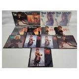 13 Tina Turner 7' Records W/ Pic Sleeves