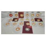 20 Assorted Bee Gees 7' Records