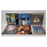 6 Abba Lp's - The Singles, Greatest Hits, Voulez
