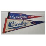2 Chicago Cubs Pennants