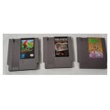 3 Nes Games - Wheel Of Fortune, Golf, Bugs Bunny