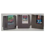 3 Nes Games- Monopoly, Rc Pro Am, Mario/ Duck Hunt