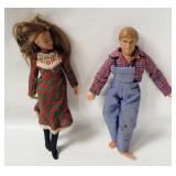 Vtg Mego Waltons John Boy & Marry Ellen Figures