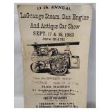 1983 La Grange Antique Car Show Poster