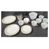 Vtg Dinnerware - Corelle, Pyrex Etc.