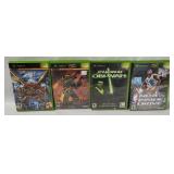 4 Xbox Games - Star Wars, Halo, Pirates, Nba