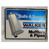 Walker Mufflers & Pipes Metal Sign