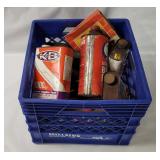 Vtg Product Cans - Brake Fluid, Lighter Fluid Etc.