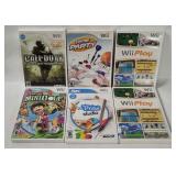 6 Nintendo Wii Games - Call Of Duty, Mini Golf