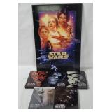 Star Wars Plaque & Blu-ray Movies