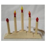 Vtg Plastic Electric Candelabra