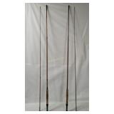 2 Actionrod 1580 Fly Fishing Rods W/ Case