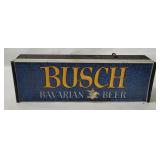 Vtg Busch Bavarian Beer Sign, Not Lighting Up