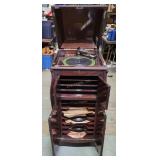 Antique Victor Victrola Vv Xi Phonograph