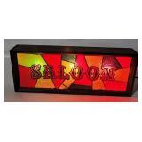 Vintage Saloon Lighted Sign