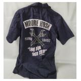 Moore Hose Plumbing Shirt Size M