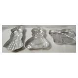 3 Cake Pans- Cookie Monster, Holly Hobbie, Racecar