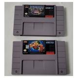 2 Snes Games - Jeopardy, Flintstones