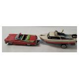 1950's Sss Japan Tin Friction Vacationland Set