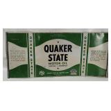 Quaker State 5qt Flattened Metal Container