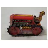 1940's Marx Tin Wind-up Tractor