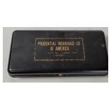 Vtg Prudential Insurance Metal Box