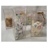 6 Ty Beanie Babies - Cashew, Ty 2k Etc.