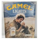 1983 Camel Light Cigarettes Metal Sign