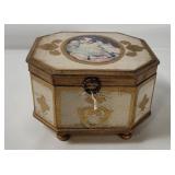 Vtg Oscar Heiss Musical Jewelry Box