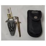Multi-tool & Dragon Sword Keychain