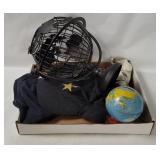 Globe Decor, Bulldog Figures, Jordan Shirt Etc.