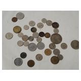 Vtg Domestic & Foreign Coins