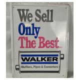 Walker Mufflers Metal Sign
