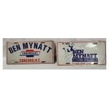2 Ben Mynatt Chevy License Plates