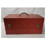 Cms Metal Tool Box W/ Sockets, Ratchets Etc.