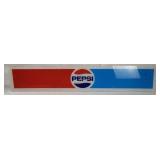 Vtg Pepsi Plastic Sign, 45' X 8.5'