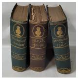 3 Antique Charles Dickens Books