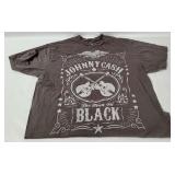 Johnny Cash Man In Black Shirt Size X L