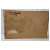 Vtg Marx Fort Apache Headquarters Playset