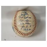 Cleveland Indians Baseball W/ Multiple Signatures