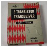 Vtg Jjj Aud-i-tone Walkie Talkies