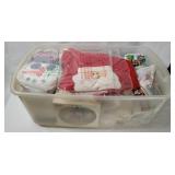 Tote Full Of Christmas Decor