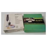 Immersion Blender & Sushi Dish Set