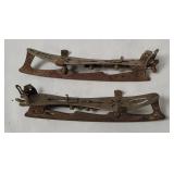 Vintage Metal Ice Skates