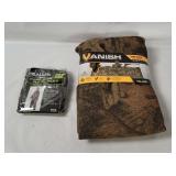 Camo Rain Suit & Burlap Hunting Blind