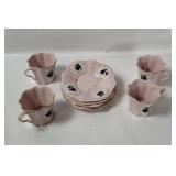 H&c Czechoslovakia Teacups & Saucers