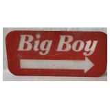 Big Boy Entrance Plastic Sign