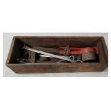 Assorted Tools, Wrenches, Large C-clamp