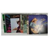 10 Signed Lp's - Roy Clark, Webb Pierce Etc.